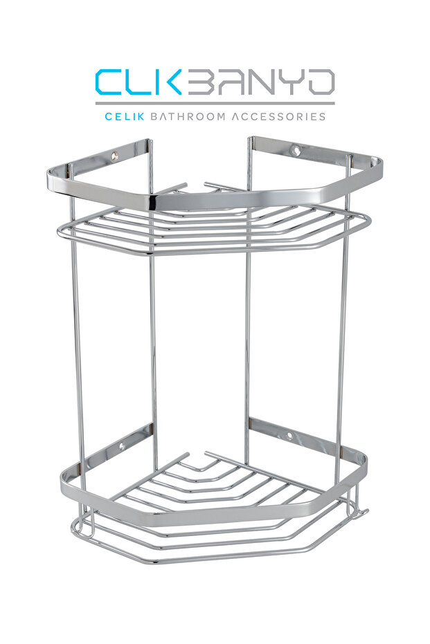 Erpa Double Shampoo Holder 19X19 cm 304 Stainless