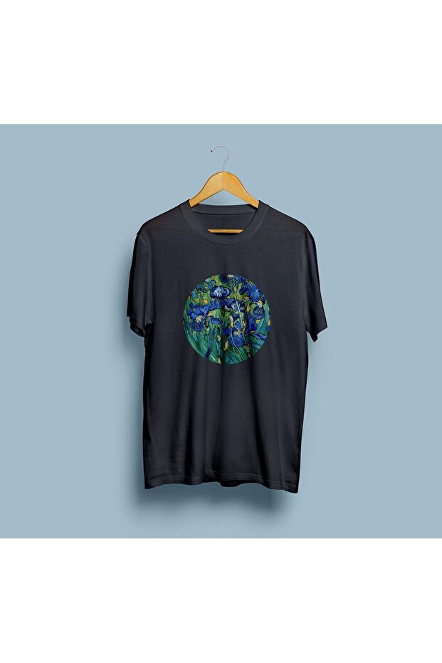 Vincent Van Gogh Floral Patterned Oversize Unisex T-shirt