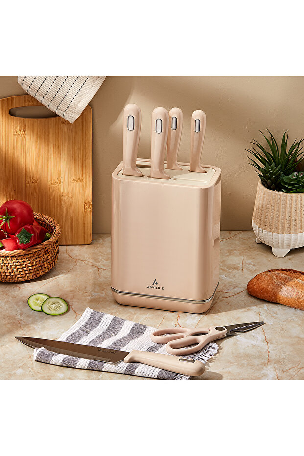 Akron 7 Parça Blok Bıçak Seti - 1