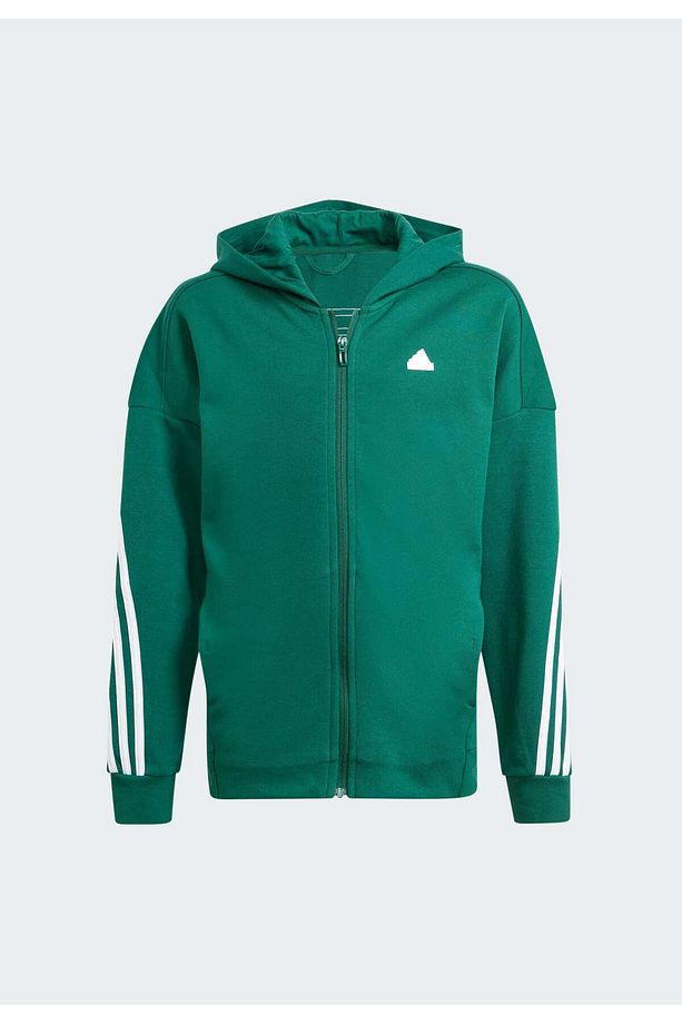 Future Icons 3-Stripes Full-Zip Kapüşonlu Üst - 4