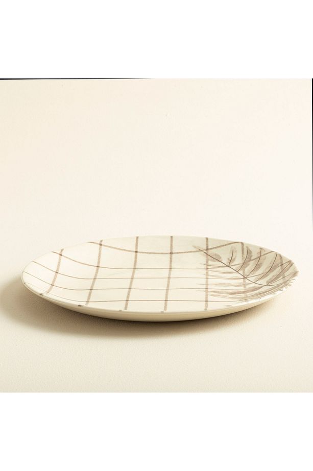 Rustico Servis Tabağı 27 Cm Krem - 3