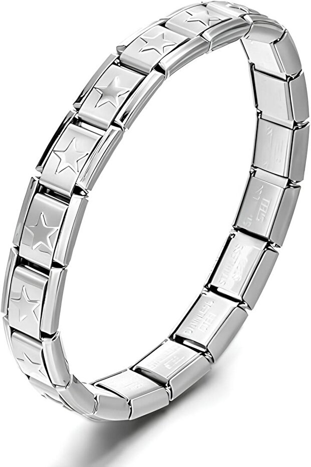 Italian Nomination Tamtur Star Model Charm Steel Bracelet Scb33