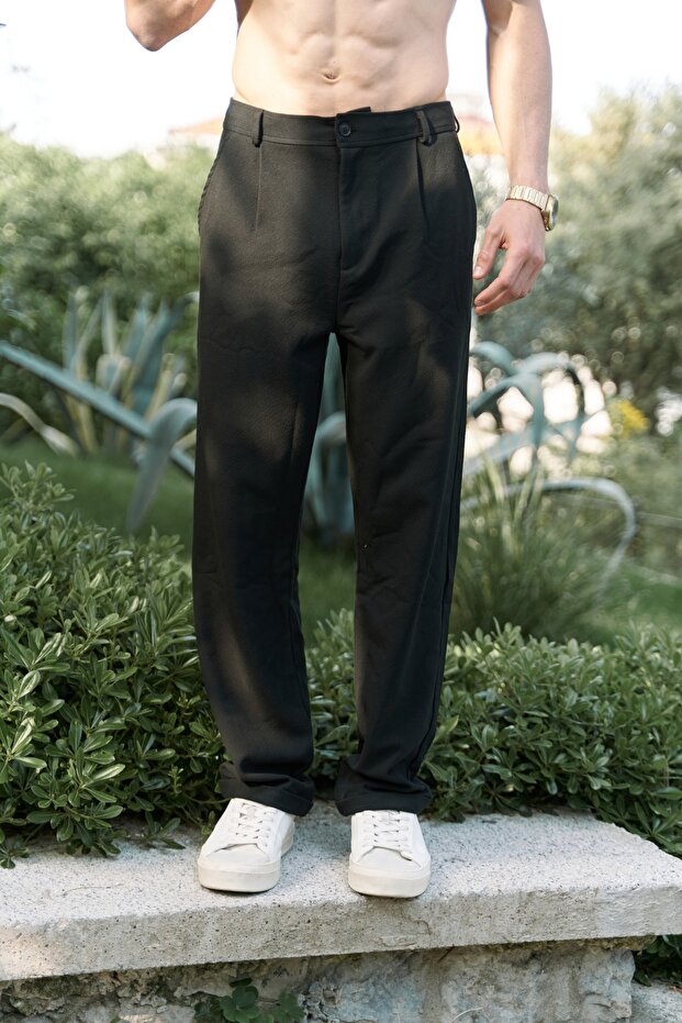 Glenn Erkek Siyah Pantolon - 4