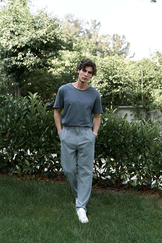 Glenn Men's Gray Trousers