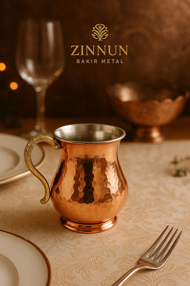Bakır Ayran Bardagı 4'lü - 1