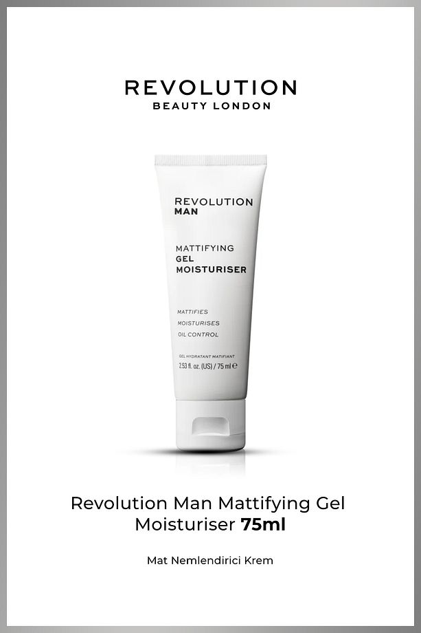 Man Mattifying Gel Moisturiser - Mat Nemlendirici Krem 75ml - 1