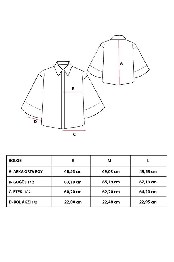 Düşük Kol Çimalı Crop Poplin Gömlek - Siyah | MKS161451-01 - 8