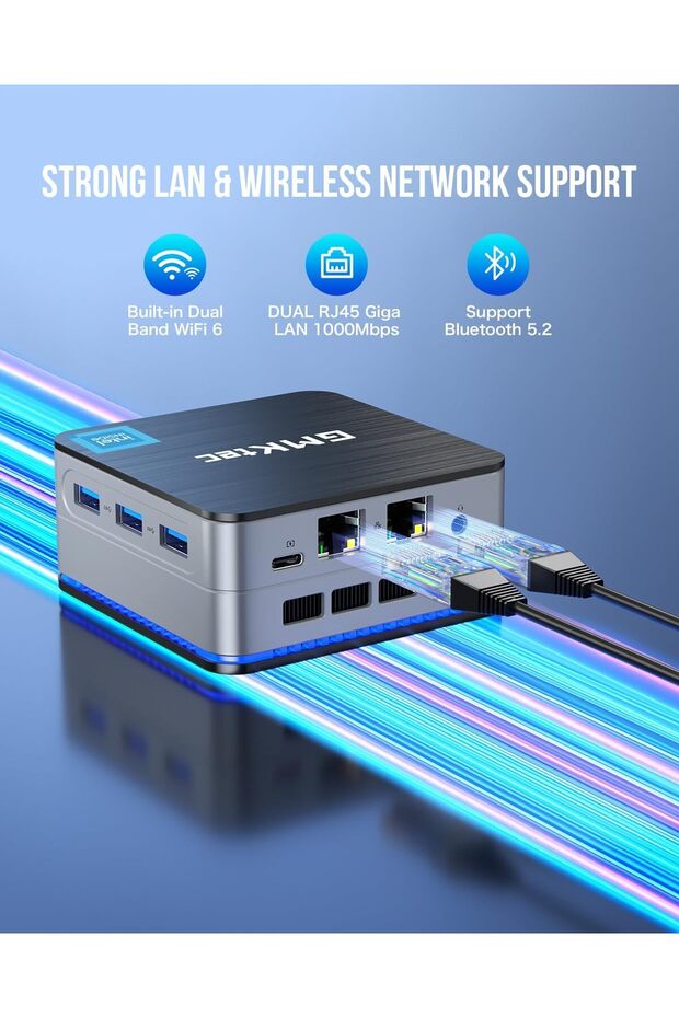 GMKtec NucBox G2 Plus Desktop Ultracompact Mini PC, Intel Twin Lake N150(4C/4T) up to 3.6GHz - 5