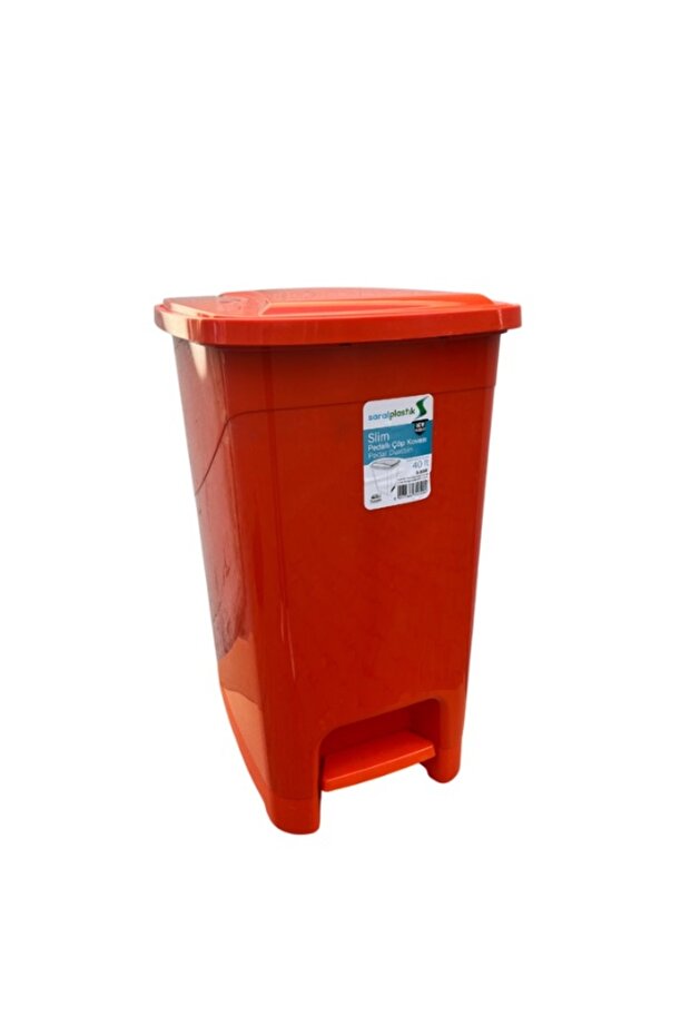 Slim Pedal Inner Bucket Trash Can 40 Liters, Convenient to Use with Practical and Stylish Design - 1