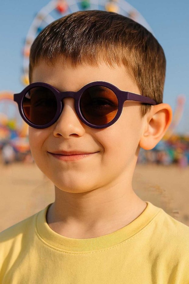 Children's 3-8 Years Old Round Sunglasses Children's Sunglasses