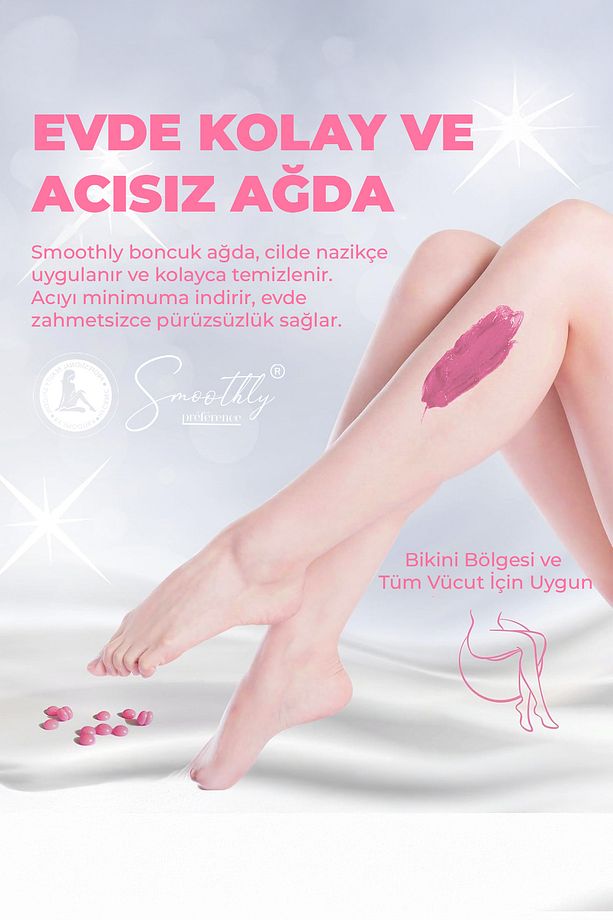 Soyulabilen Boncuk Ağda 250gr + Ağda Isıtıcı Makine + Ağda Losyonu + Spatula Seti - 5