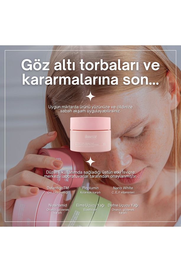 Kolajen Içerikli A-c-f Vitaminli Yüz Kremi Özel Formül Yoğun Nemlendirme Tüm Cilt Tiplerine - 7