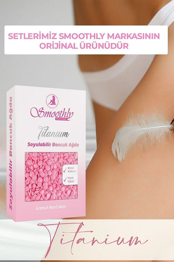 Soyulabilen Boncuk Ağda 250gr + Ağda Isıtıcı Makine + Ağda Losyonu + Spatula Seti - 3