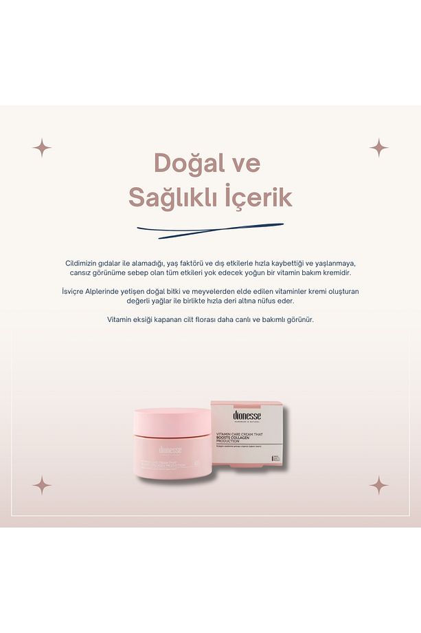 Kolajen Içerikli A-c-f Vitaminli Yüz Kremi Özel Formül Yoğun Nemlendirme Tüm Cilt Tiplerine - 6