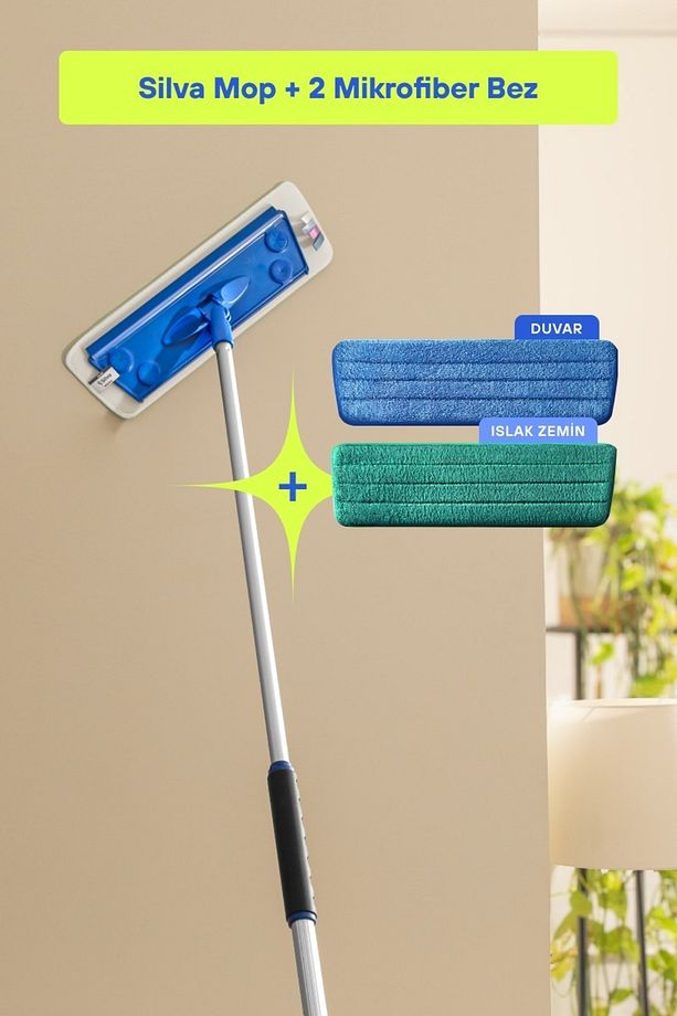 Mikrofiber Mop Ikili Set (ISLAK-DUVAR) - 1