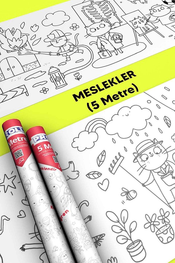 Meslekler Boyama Kağıdı - 5
