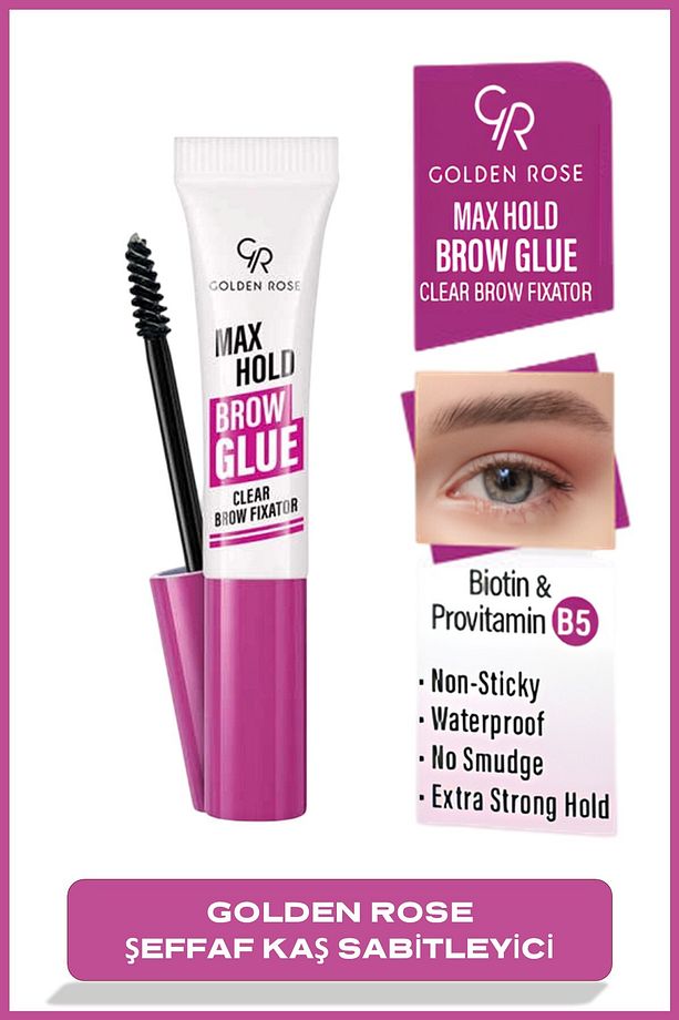 Max Hold Brow Glue Şeffaf Kaş Sabitleyici 7 ml - 1