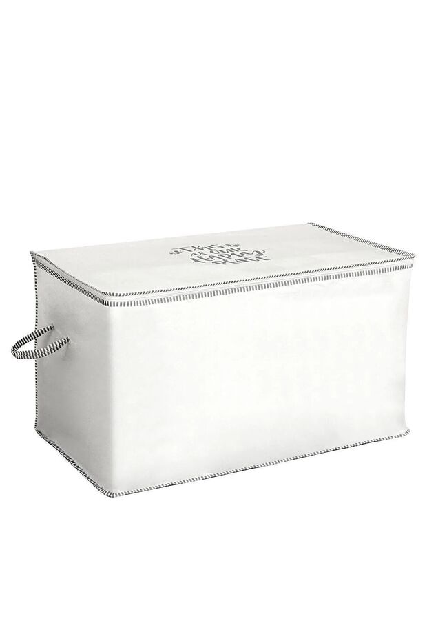 Set of 2 Chest Type Pillow Quilt Storage Storage Bag 75 X 45 X 45 Cm