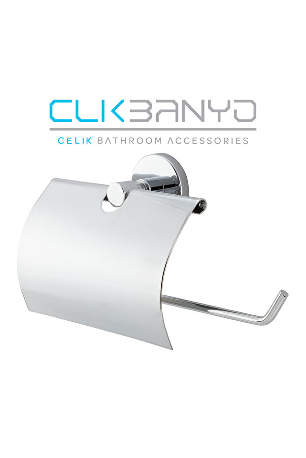 Flora Closed Paper Towel Holder Brass Material (10 Years Warranty)