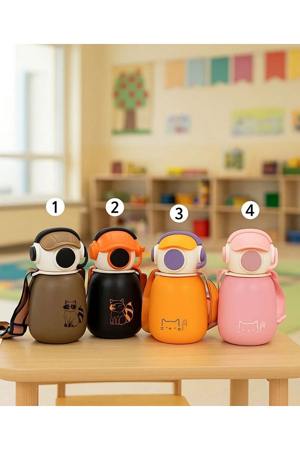 TİTİZ Gamer Termos Matara 500 ml – Oyuncu Tasarımlı Sızdırmaz Çelik Matara TP-742 - 3