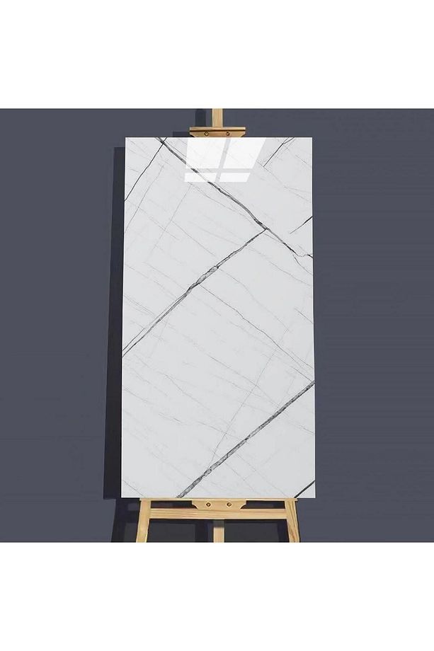 Kendinden Yapışkanlı Esnek Köpük Beyaz Pvc Mermer Panel 60x30 Cm Banyo Wc Mutfak - 6