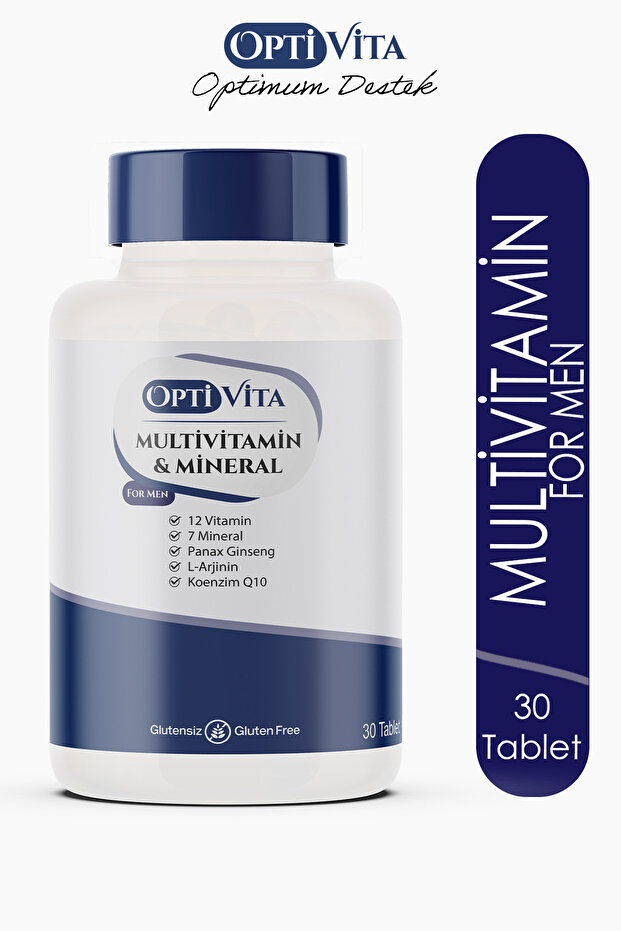 Multivitamin & Mineral for Men 30 Tablet Erkekler İçin - 1