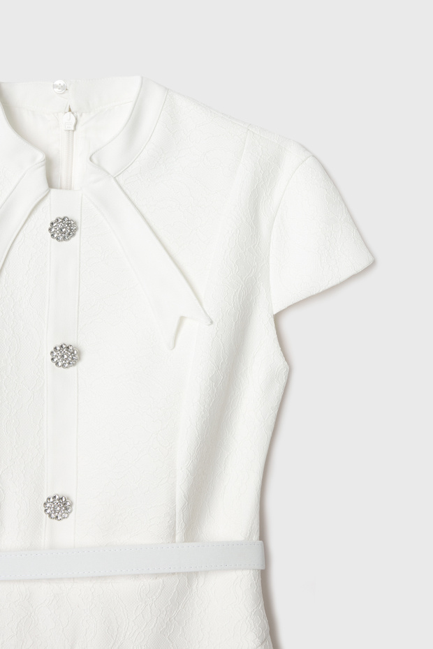 Night Zoom Dantelli Mini Elbise - 8