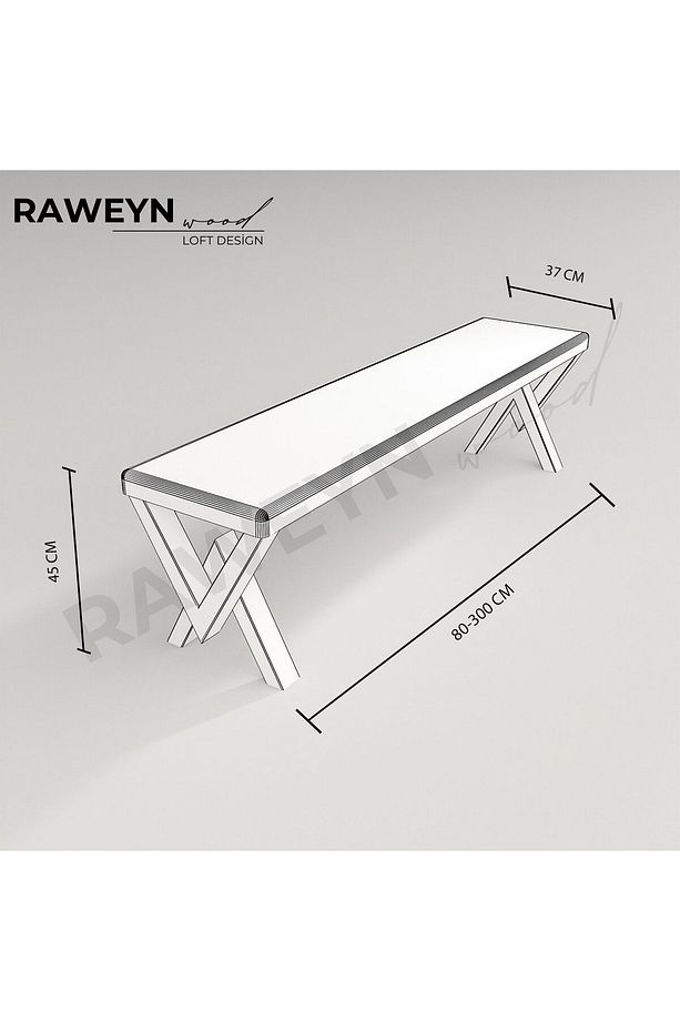 Raweyn Masif Ağaç Ahşap Mutfak Masası Takımı 4-6 Kişilik - 5