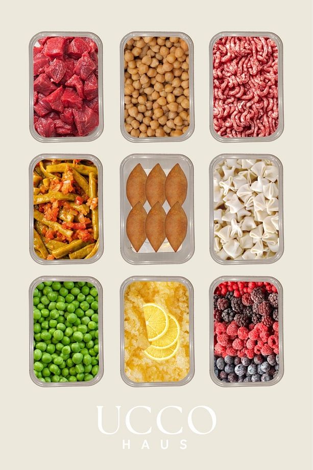 20(10 10) Adet Ekonomik Saklama Kabı Seti – 10x500 ml 10x1000 ml Mikrodalga Buzluk Dondurucu Erzak - 4