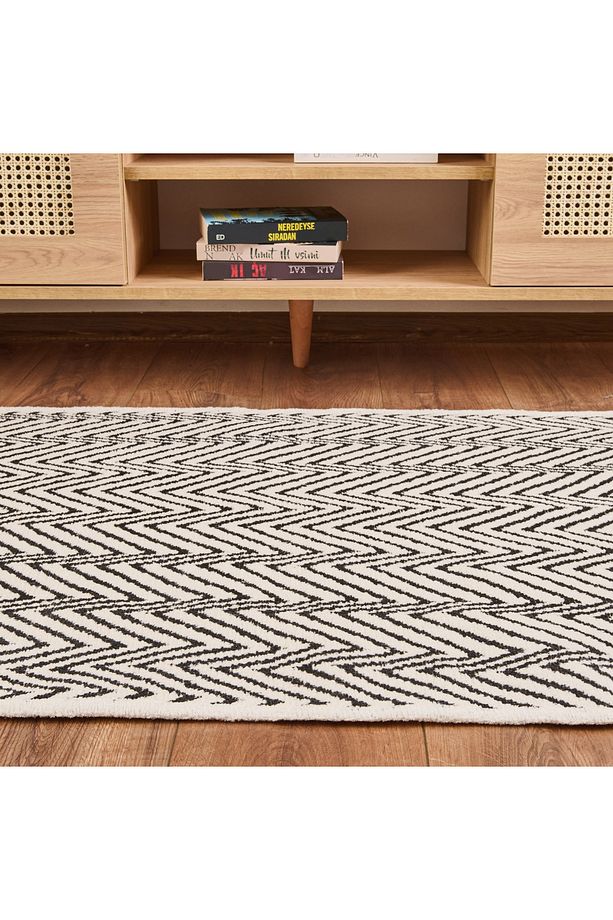 Soft Pirn Halı - Siyah - 80x150 cm - 2