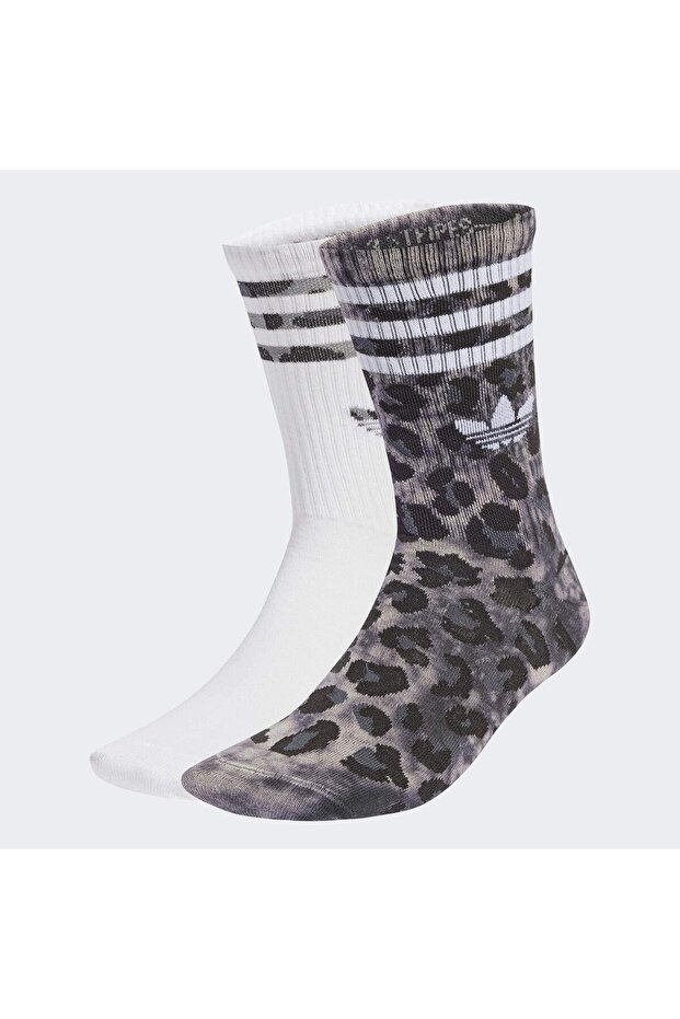 Leopard Crew Socks 2 Pairs - 7