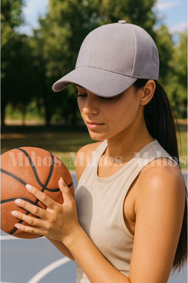 Unisex Solid Color Cap Hat - 1