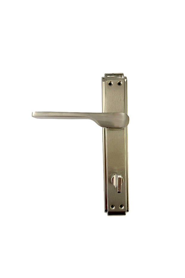 Eda Lüx Gül Wc Kapı Kolu – Tuvalet & Banyo Için, Kilitli, (1 TAKIM-ARKA VE ÖN) Sağ Yön - 1