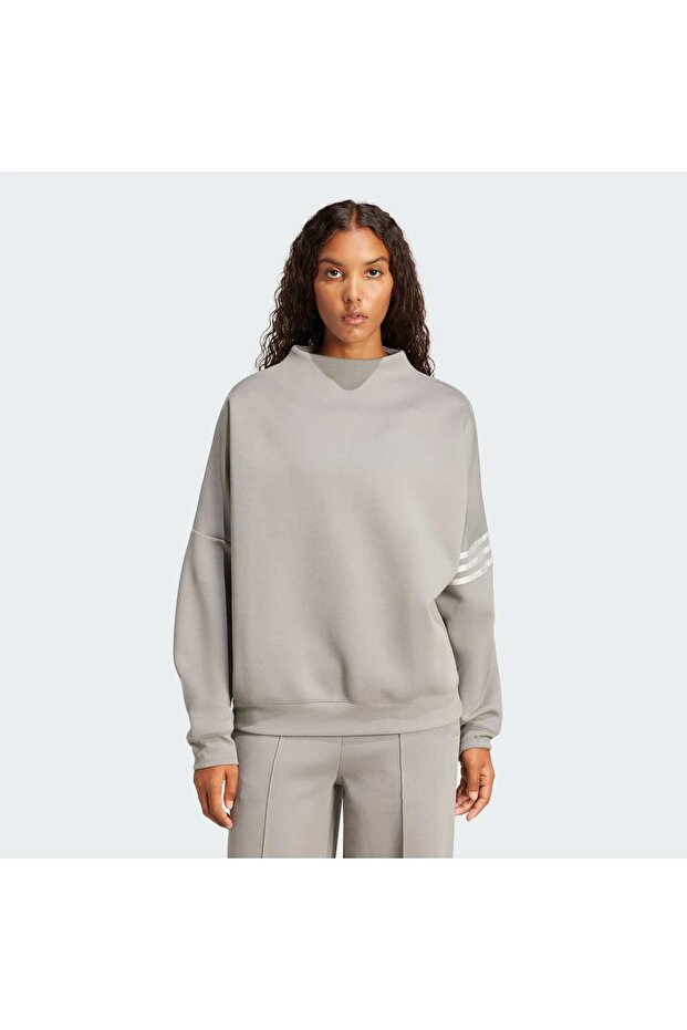 Neuclassics Oversized Mock Neck Sweatshirt - 7