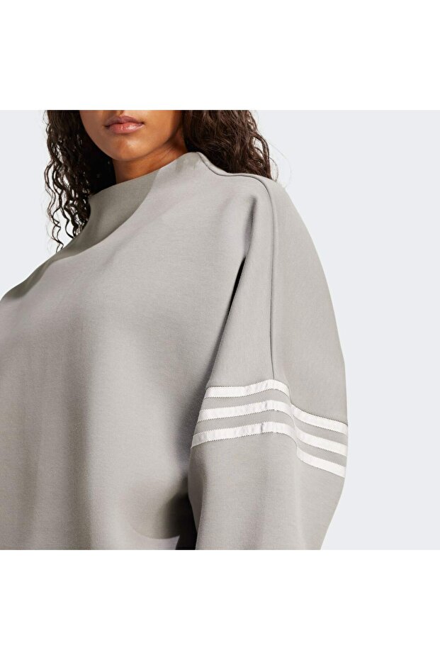 Neuclassics Oversized Mock Neck Sweatshirt - 5