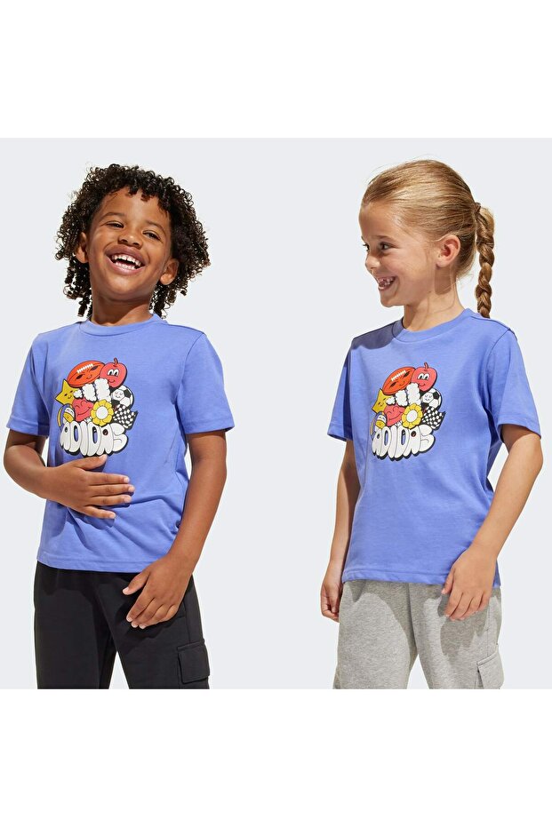 Jı6692-c Lk Fun Tee çocuk T-shirt Mavi - 1