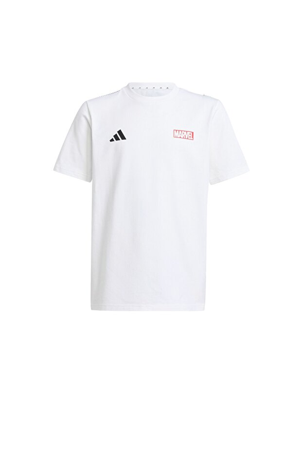 Baskılı Beyaz Erkek Çocuk T-Shirt JF3636-J MRVL MS GFX T - 7