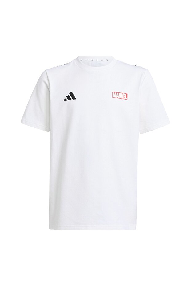 Baskılı Beyaz Erkek Çocuk T-Shirt JF3636-J MRVL MS GFX T - 4