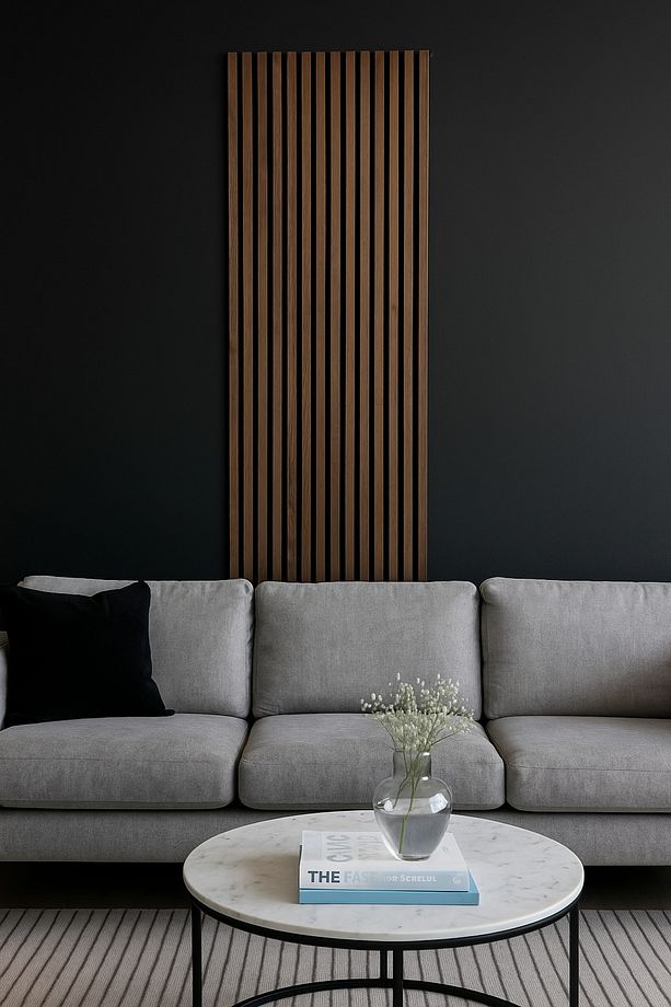 12 Adet Kendinden Yapışkanlı Ahşap Çıta 120 Cm - Ceviz - 5