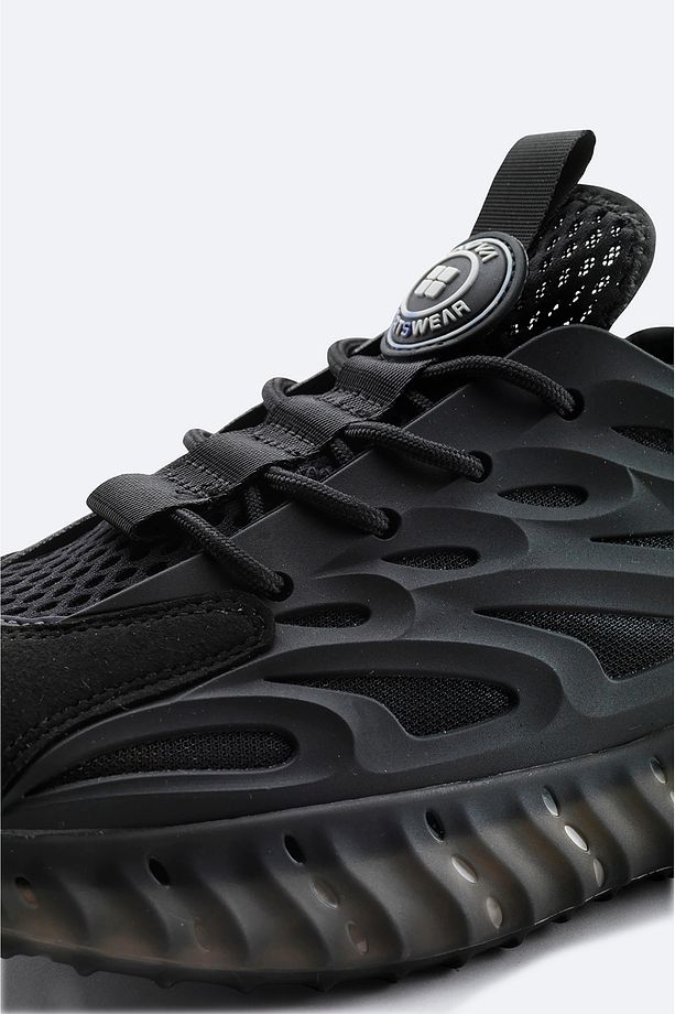 Erkek Siyah Esnek Taban Sneaker Ayakkabı A41y8023 - 3