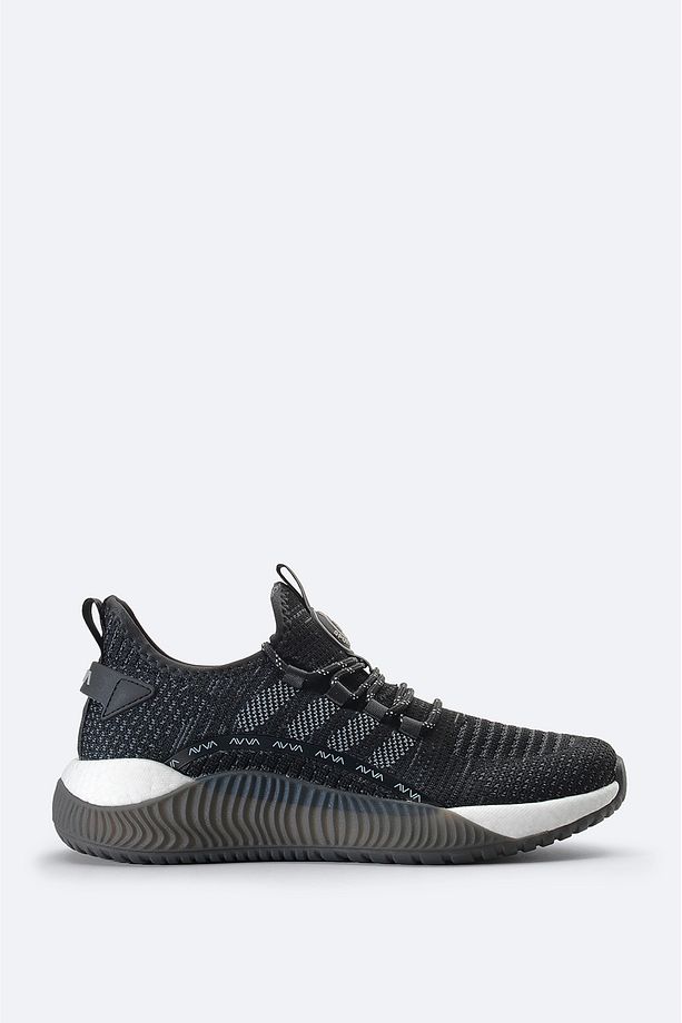 Erkek Siyah Esnek Taban Sneaker Ayakkabı A41y8026 - 1