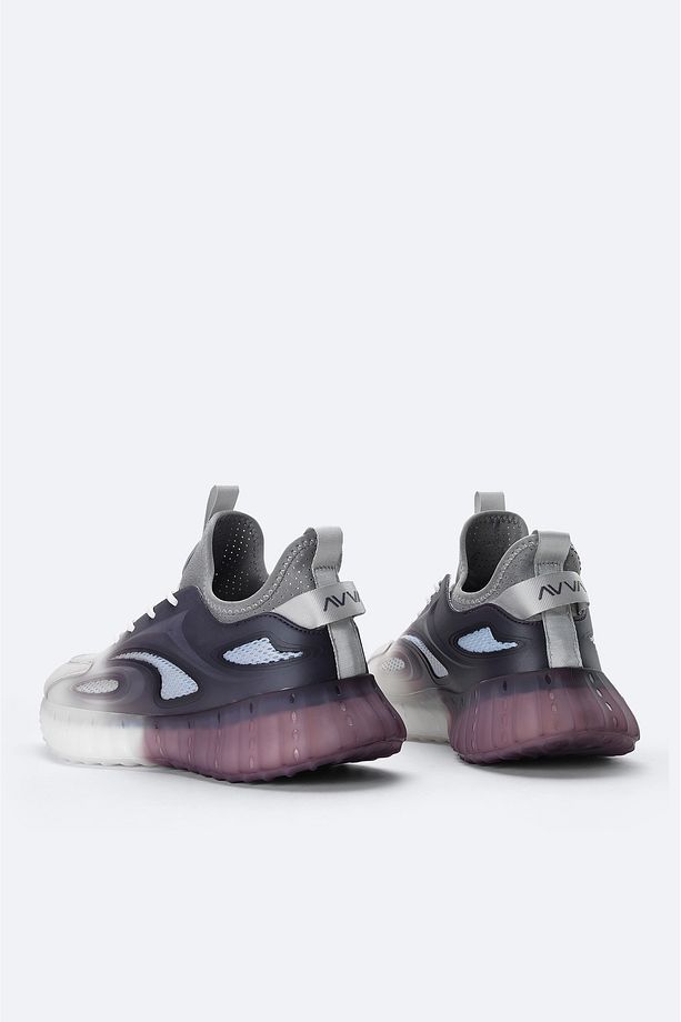 Erkek Gri Esnek Taban Sneaker Ayakkabı A41y8024 - 4