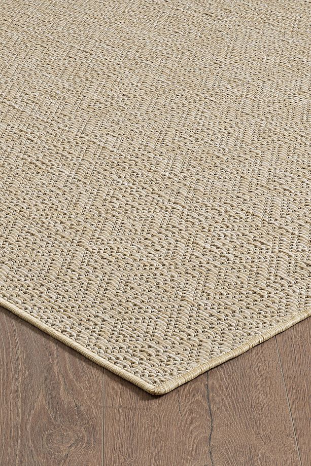 Hasır Bej Kahve Jüt Dokuma Ince Halı Sisal Salon Mutfak Oturma Odası Dış Mekan Halısı Kilim - 5