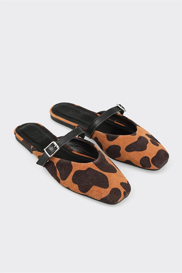 Taba Deri Kadın Terlik - 2