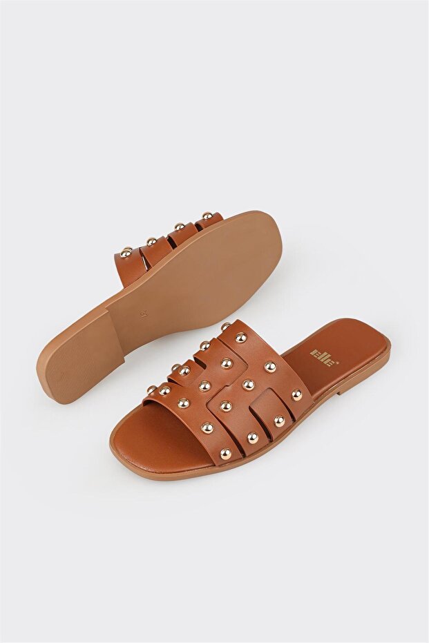 Taba Kadın Düz Terlik - 3