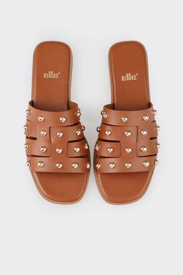 Taba Kadın Düz Terlik - 4