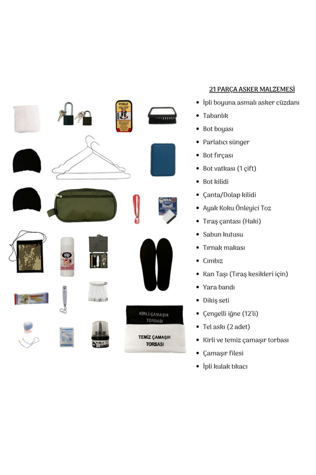 21 Parça Asker Malzemesi - 2