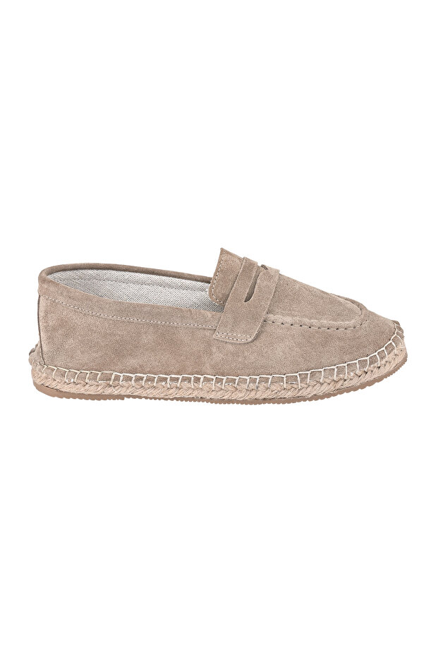 Women's Mink Genuine Leather Handmade Espadrille