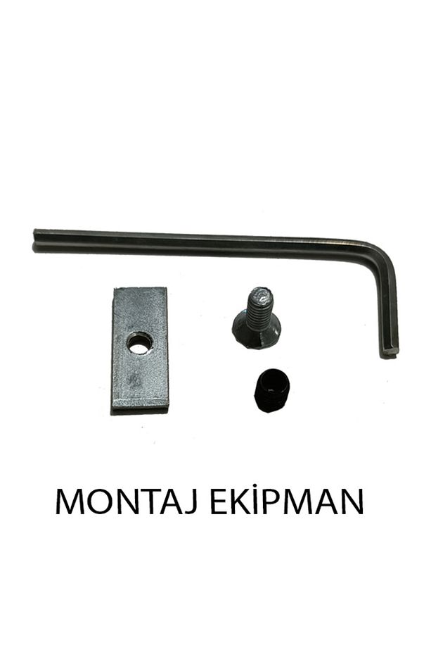 200 Cm Siyah 20 Mm Kornişli Dekoratif Alüminyum Tek Raylı Rustik Perde Askısı - 2
