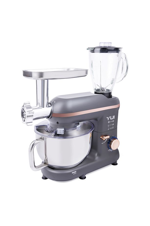 M120 Multi-fonksiyonel 3'ü Bir Arada Stand Mikser Kıyma Setli Ve Blender Özellikli Gri/Rose Gold - 3